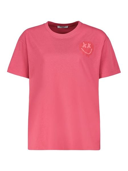 Sublevel Koszulka w kolorze różowym rozmiar: XS. Różowe bluzki Sublevel, xs, bez wzorów, z bawełny, bez kołnierzyka, bez ramiączek. Za 37.12 zł.