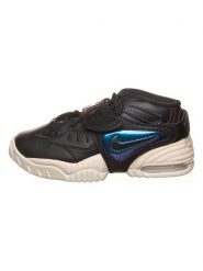 Nike Skórzane sneakersy "Air Adjust Force" w kolorze czarnym rozmiar: 42,5. Czarne trampki Nike, bez wzorów, za kostkę, bez zapięcia. Za 254.74 zł.