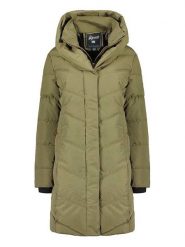 Geographical Norway Płaszcz pikowany "Djamila" w kolorze khaki rozmiar: XXL. Brązowe płaszcze Geographical Norway, xxl, bez wzorów, bez kaptura. Za 286.16 zł.