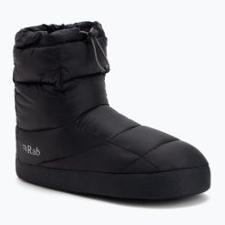 Kapcie Rab Cirrus Hut Boot. Czarne obuwie domowe RAB, bez wzorów, bez zapięcia. Za 249.99 zł.