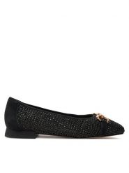 Caprice Baleriny 9-22503-42 Czarny. Czarne baleriny Caprice, bez wzorów, ze skóry, bez obcasa. Za 176.99 zł.