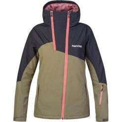 Kurtka damska narciarska Hannah Maky COL olive/antracyt 10000 mm. Szare kurtki narciarskie Hannah, bez wzorów, bez kaptura, narciarskie. W wyprzedaży za 499.00 zł.