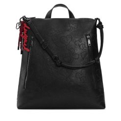 Plecak Desigual. Czarne plecaki Desigual, bez wzorów. Za 489.99 zł.