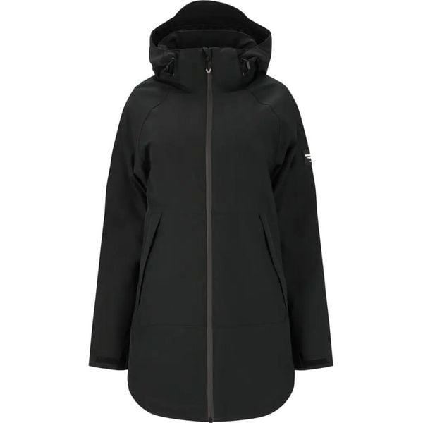Parka dla kobiet Weather Report Brittan Pro 15000. Czarne parki Weather Report, z materiału, eleganckie, z kapturem. Za 413.50 zł.