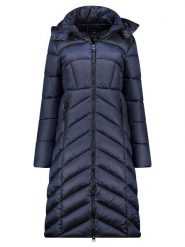 Geographical Norway Płaszcz pikowany "Blanche" w kolorze granatowym rozmiar: XL. Niebieskie płaszcze Geographical Norway, xl, bez wzorów, bez kaptura. Za 214.19 zł.