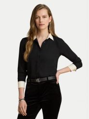 LAUREN RALPH LAUREN Koszula 200968762001 Czarny Classic Fit. Czarne koszule Lauren Ralph Lauren, l, bez wzorów, z syntetyku, bez kołnierzyka, bez ramiączek. Za 819.99 zł.