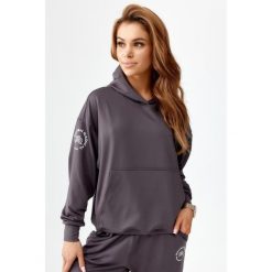 Bluza sportowa dresowa dla kobiet Rough Radical Pery Hoodie. Szare bluzy ROUGH RADICAL, l, bez wzorów, z dresówki, bez kaptura. W wyprzedaży za 144.42 zł.