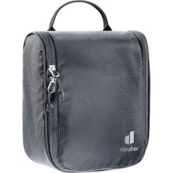 Kosmetyczka turystyczna Deuter Wash Center I - black. Czarne kufry i kosmetyczki Deuter, bez wzorów, z materiału, bez dodatków. Za 131.99 zł.