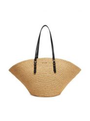 MICHAEL Michael Kors Torebka 30S5G9FT9W Beżowy. Brązowe shopper MICHAEL Michael Kors, bez wzorów, z tworzywa sztucznego, bez dodatków. Za 809.99 zł.