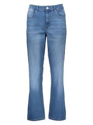 ONLY Dżinsy - Regular fit - w kolorze niebieskim rozmiar: 42/L32. Niebieskie jeansy Only, l, z aplikacjami, z podwyższonym stanem. Za 136.45 zł.