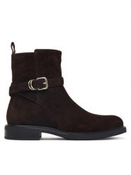 Vagabond Shoemakers Botki Freya 6206-140-31 Brązowy ciemny. Brązowe botki Vagabond Shoemakers, bez wzorów, bez obcasa, na płaskiej podeszwie, bez zapięcia. Za 779.99 zł.