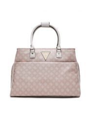 Guess Torebka TWP745 29190 Różowy. Czerwone shopper Guess, z aplikacjami, ze skóry, bez dodatków. Za 849.99 zł.