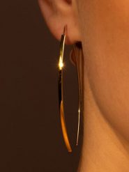 OR ÉCLAT Złote kolczyki "Edna" rozmiar: onesize. Żółte kolczyki OR ÉCLAT, złote. Za 861.99 zł.