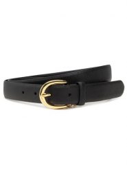 LAUREN RALPH LAUREN Pasek Charm Classc 412802952004 Czarny. Czarne paski Lauren Ralph Lauren, bez wzorów, ze skóry. Za 238.99 zł.