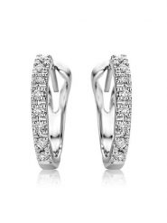 Diamant Exquis Złote kolczyki-wkrętki z diamentami rozmiar: onesize. Szare kolczyki Diamant Exquis, z diamentem, złote. Za 319.88 zł.