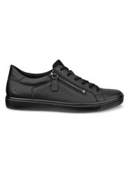 Ecco Skórzane sneakersy "Classic" w kolorze czarnym rozmiar: 37. Czarne trampki ecco, bez wzorów, bez zapięcia. Za 295.99 zł.