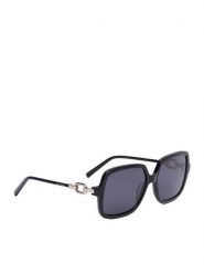 Nine West Okulary przeciwsłoneczne CEO-NW6658S Czarny. Czarne okulary przeciwsłoneczne Nine West, bez wzorów. Za 149.99 zł.