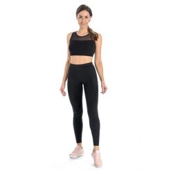 Legginsy na siłownię damskie Teyli Push Up. Czarne legginsy Teyli, s, bez wzorów, z bawełny. Za 99.95 zł.