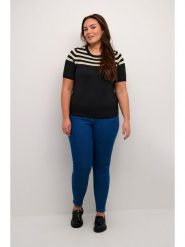 KAFFE curve Sweter w kolorze czarnym rozmiar: XL. Czarne swetry KAFFE curve, xl, bez wzorów, bez ramiączek. Za 137.95 zł.