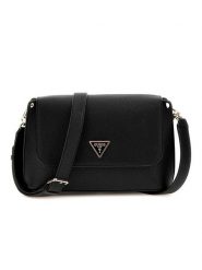 Guess Torebka w kolorze czarnym - 28 x 16 x 8 cm rozmiar: onesize. Czarne torby na ramię Guess, z aplikacjami, z materiału, na ramię, bez dodatków. Za 479.76 zł.