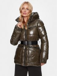 DKNY Sport Kurtka puchowa DP3J8533 Brązowy Regular Fit. Brązowe kurtki sportowe DKNY Sport, xs, bez wzorów, z puchu, bez kaptura. Za 1,739.00 zł.