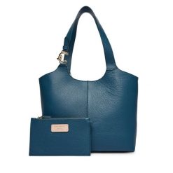 Torebka Coccinelle. Niebieskie torebki klasyczne Coccinelle, bez wzorów, bez dodatków. Za 1,269.00 zł.