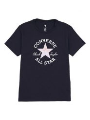 Converse Koszulka w kolorze granatowym rozmiar: XL. Niebieskie bluzki Converse, xl, bez wzorów, bez kołnierzyka, bez ramiączek. Za 82.44 zł.