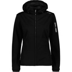Kurtka damska turystyczna Softshell CMP 39A5016. Czarne kurtki sportowe CMP, l, bez wzorów, z polaru, bez kaptura, trekkingowe. W wyprzedaży za 293.99 zł.