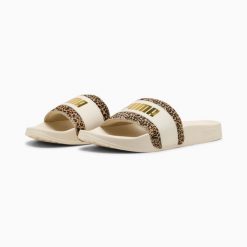 Puma Klapki Leadcat 2.0 Animal Flair 40288001. Brązowe klapki Puma, bez wzorów, bez obcasa. Za 107.99 zł.