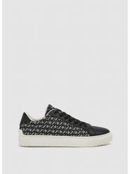 Pepe Jeans FOOTWEAR Sneakersy w kolorze czarnym rozmiar: 37. Czarne trampki Pepe Jeans FOOTWEAR, bez wzorów, z jeansu, bez zapięcia. Za 193.70 zł.