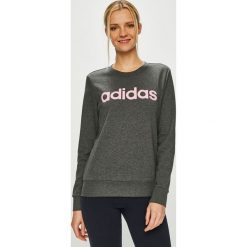 Adidas Performance - Bluza. Szare bluzy adidas Performance, m, bez wzorów, z bawełny, bez kaptura. W wyprzedaży za 129.90 zł.