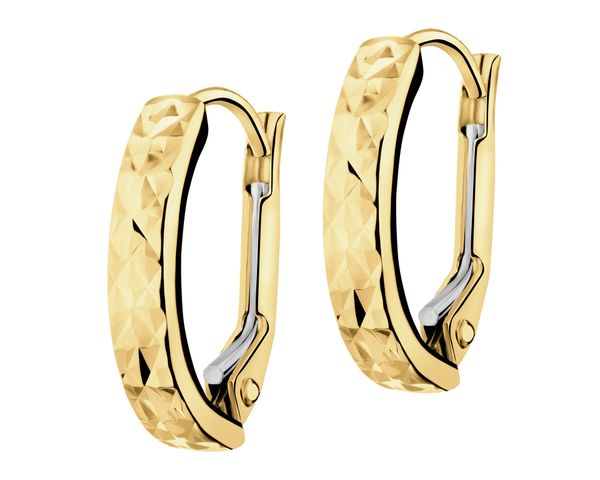 Złote kolczyki. Żółte kolczyki Apart, złote. Za 1,199.00 zł.