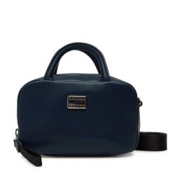 Torebka Tommy Jeans. Niebieskie torebki klasyczne Tommy Jeans, bez wzorów, z jeansu, bez dodatków. Za 199.99 zł.