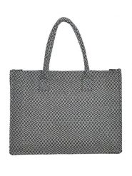 BLE Torebka w kolorze czarno-białym - 35 x 30 x 15 cm rozmiar: onesize. Czarne torby na ramię BLE, bez wzorów, z bawełny, na ramię, bez dodatków. Za 81.95 zł.