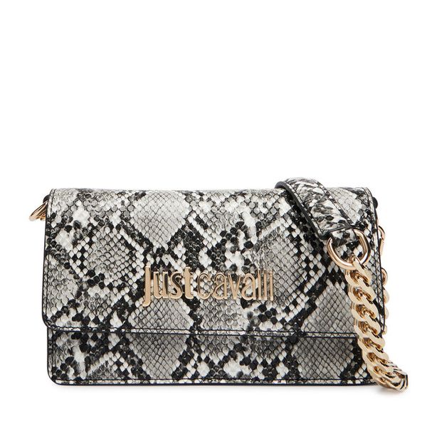 Torebka Just Cavalli. Szare torebki klasyczne Just Cavalli, bez wzorów, bez dodatków. Za 346.99 zł.
