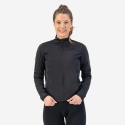 Kurtka zimowa damska Rogelli Core. Czarne kurtki sportowe Rogelli, na zimę, s, bez wzorów, bez kaptura, rowerowe. Za 310.00 zł.