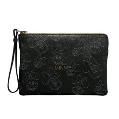 Podróżna torba toaletowa Cerda Disney Minnie. Czarne torby podróżne CERDÁ, bez wzorów, z materiału. Za 65.95 zł.