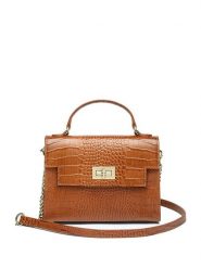 CXL by Christian Lacroix Skórzana torebka "Monceau" w kolorze jasnobrązowym - 21 x 15 x 9 cm rozmiar: onesize. Brązowe torby na ramię CXL by Christian Lacroix, bez wzorów, z materiału, przez ramię, bez dodatków. Za 333.03 zł.