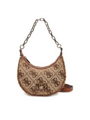 Guess Torebka HWJO96 42010 Brązowy. Brązowe torebki klasyczne Guess, z aplikacjami, z materiału, bez dodatków. Za 319.99 zł.