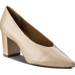 Półbuty KAZAR - Melilla 32401-01-03 Beige. Brązowe czółenka Kazar, bez wzorów, ze skóry, bez obcasa, na obcasie, bez zapięcia. W wyprzedaży za 369.00 zł.