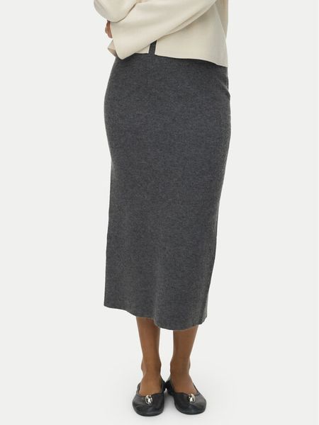 Vero Moda Spódnica ołówkowa Brisa 10334684 Szary Slim Fit. Szare spódnice Vero Moda, s, bez wzorów, z syntetyku, ołówkowe. Za 129.99 zł.