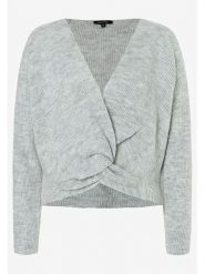 More & More Sweter w kolorze jasnoszarym rozmiar: 40. Szare swetry More & More, bez wzorów, bez ramiączek. Za 113.99 zł.