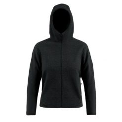 Damska bluza z kapturem zapinana na zamek Salewa Fanes Sarner Light. Czarne bluzy Salewa, l, bez wzorów, z elastanu, z kapturem. Za 982.50 zł.