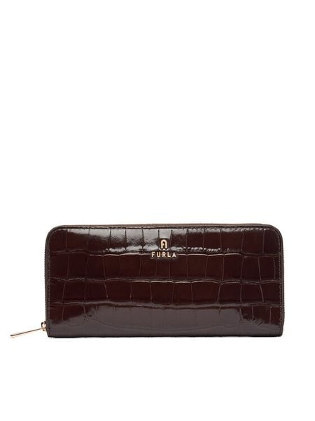 Furla Portfel Camelia L WP00313 BX4255 2460S Brązowy. Brązowe portfele Furla, bez wzorów, ze skóry. Za 809.99 zł.