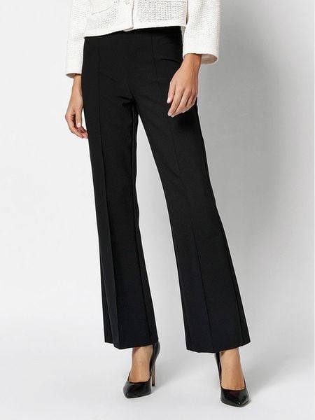 Rosner Spodnie "Audrey" w kolorze czarnym rozmiar: 42/L32. Czarne spodnie materiałowe Rosner, l, bez wzorów, z materiału, z podwyższonym stanem. Za 192.33 zł.