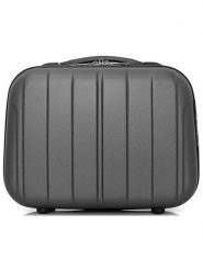 BlueStar Kosmetyczka "Napoli" w kolorze antracytowym - 30 x 23 x 16 cm rozmiar: onesize. Czarne kufry i kosmetyczki BlueStar, bez wzorów, z materiału, bez dodatków. Za 60.99 zł.