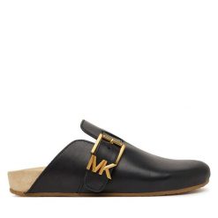 Klapki MICHAEL Michael Kors. Czarne klapki MICHAEL Michael Kors, bez wzorów, bez obcasa. Za 809.99 zł.