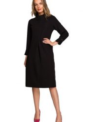 Stylove Sukienka w kolorze czarnym rozmiar: XL. Czarne sukienki Stylove, xl, bez wzorów, bez kołnierzyka, bez ramiączek, maxi. Za 185.74 zł.