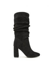 Jenny Fairy Kozaki LS5840-04 Czarny. Czarne kozaki Jenny Fairy, z lycry, bez obcasa, na słupku, bez zapięcia. Za 199.99 zł.