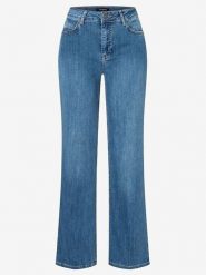 More & More Dżinsy - Comfort fit - w kolorze niebieskim rozmiar: 44. Niebieskie jeansy More & More, z aplikacjami, z podwyższonym stanem. Za 166.88 zł.